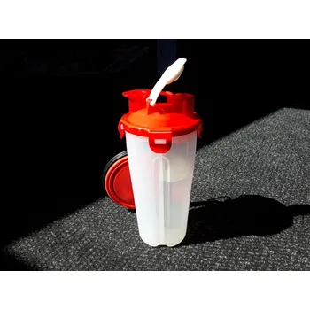 Miska pro psa Cestovní láhev na vodu a krmivo - červená