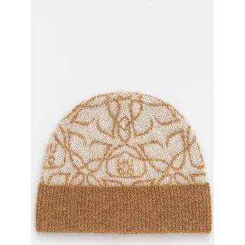 Čepice Čepice s vlnou HUGO Sady_Hat béžová barva, 50548722 01X, vel. ONE SIZE