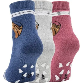 VIO 8501324 P 8500 dětské protiskluzové ponožky Barva: holka, Velikost: 19-22