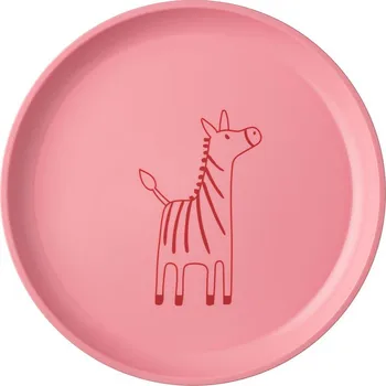 dětská jídelní sada MEPAL MIO - dětský talířek s protiskluzovou základnou, bez BPA, růžový