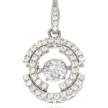 Zlatnictví Helios Stříbrný zářivý přívěsek se zirkony