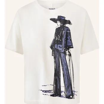 Dámské tričko Oui Dámské Tričko S Ozdobnými Kamínky, režná, 40