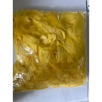 Peří barevné 10g žluté [B]