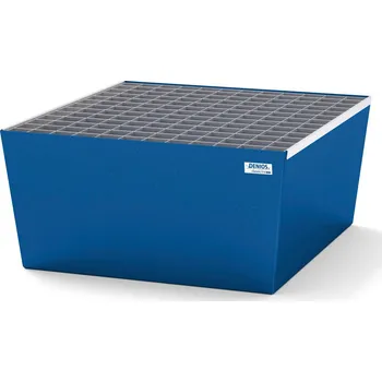 Olejová vana Záchytná vana classic-line, z oceli, pro 1 sud, lakovaná, s roštem, 885x815x378