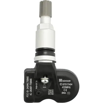 TPMS senzor Universální TPMS senzor se stříbrným šroubovacím ventilem