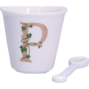 LA PORCELLANA BIANCA Unico P 75 ml - porcelánový espresso šálek s lžičkou