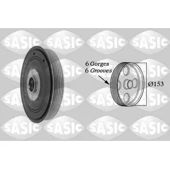 Motor automobilu Řemenice, klikový hřídel SASIC 2150012