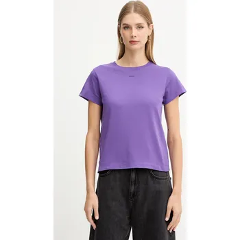 Pánské tričko Bavlněné tričko Pinko 100373.A2RE fialová 49X, vel. S