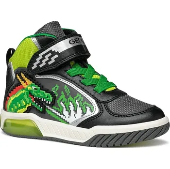 Chlapecké tenisky Dětské tenisky Geox INEK zelená barva, J569CA.05411 J569CA.05411.24.27 77X, EUR 24