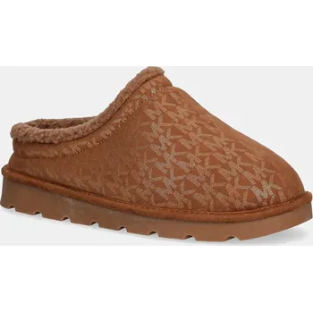 Dámské pantofle Dětské papuče Michael Kors OSAKA LOGO MK03782220 hnědá 82X, EUR 33