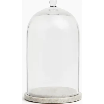 Digitální kompakt Mramorový tácek se skleněným poklopem