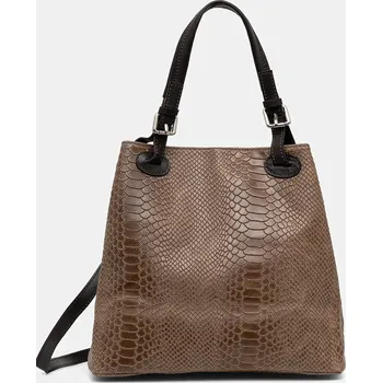 Kabelka Kožená kabelka Answear.LAB 1000.070.hak hnědá 84X, vel. ONE SIZE