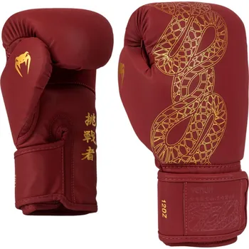 Boxerské rukavice Boxerské rukavice Venum Serpenti - vínové/béžové - VENUM-05789-050 Velikosti: 12 oz
