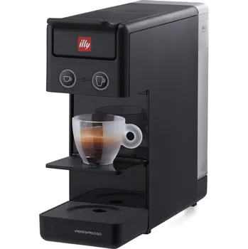 Kávovar illy | Y3.3 Espresso & Coffee - Automatický kávovar na kapsle - černý