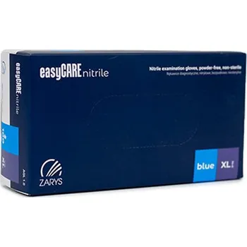 Vyšetřovací rukavice Zarys nitrilové rukavice bez pudru (100 ks) modré XL