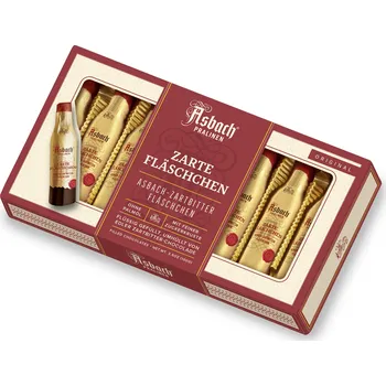 Bonboniéra Ruedesheimer Confiserie (Německo) Bonboniéra lahvičky s Brandy v hořké čokoládě 100g