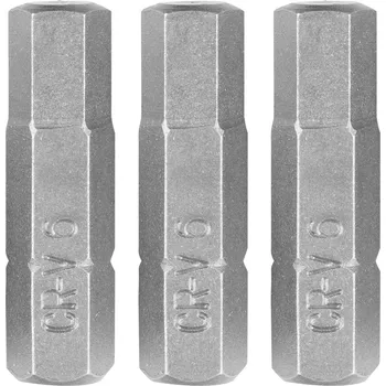 Bit Graphite Šestihranné bity H6 x 25 mm, 3 ks
