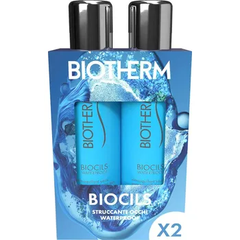 Přípravek na čištění pleti a oči Biotherm Sada dvoufázových odličovačů voděodolného očního make-upu Biocils Duo + 2 měsíce na vrácení zboží