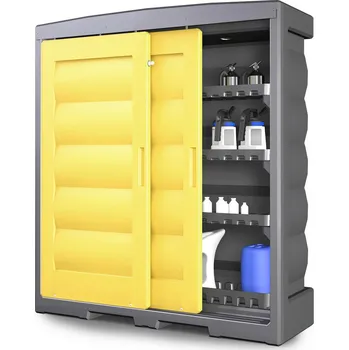 Skříň s posuvnými dveřmi PolyStore s plastovou záchytnou vanou, typ 1820