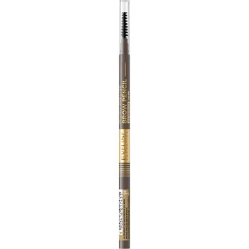 Tužka na obočí Eveline Cosmetics, Micro Precise Brow Pencil ultra presná ceruzka na obočie 01 Taupe