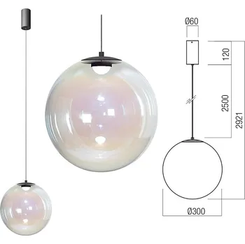 Redo Group Závěsné světlo Irides 01-3596 pr.30cm Redo group