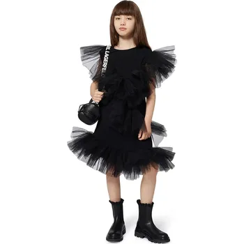 Dámské oblečení Dívčí šaty Karl Lagerfeld Z30623.156.162 černá 99X, vel. 156