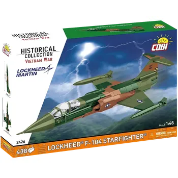 Stavebnice COBI Americký přepadový stíhací letoun Lockheed® F-104 Starfighter® COBI 2426 Vietnam War 1:48