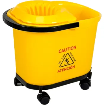 Parní čistič Denox úklidový vozík SELECTA s kbelíkem, se ždímačem, 16 L