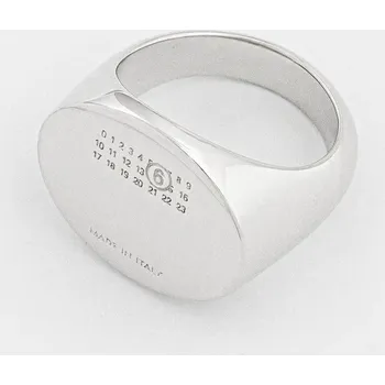 Prsten Prstýnek MM6 Maison Margiela pánský, SM7UQ0108.P8601.951 stříbrná SLV, vel. 8