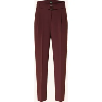 Dámské kalhoty Boss Dámské 7/8 Kalhoty Tapiah, tmavě červená, 42