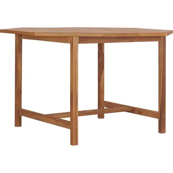 Zahradní stůl OMAXI Zahradní jídelní stůl 110 x 110 x 75 cm masivní teak 817162
