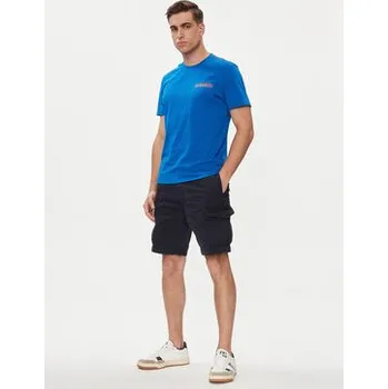 Pánské kraťasy Napapijri Šortky z materiálu N-Deline NP0A4HOT Tmavomodrá Regular Fit 32