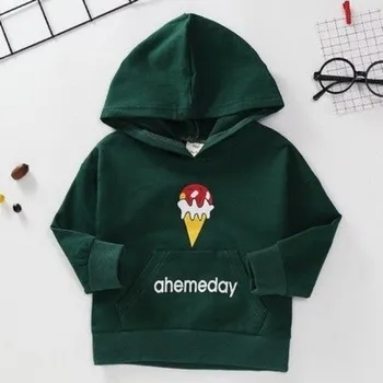 Dívčí mikina Dětská mikina L549 tmavě zelená 12-18 měsíců