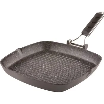 Pánev Italská grilovací pánev – Obdélníkový steakový gril Dietigrill Marmorella 30x30 cm