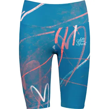 Dámské kalhoty Dámské legíny nad kolena premium ALTISPORT VOJ/ALW082LEG02 PETROLEJOVÁ S