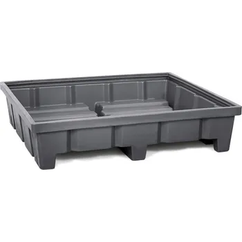 Dílenský regál Regálová vana z plastu, pro šířku police 1400 mm, 1390 x 1315 x 315 mm