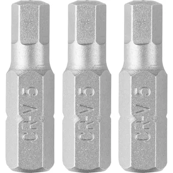 Bit Graphite Šestihranné bity H5 x 25 mm, 3 ks