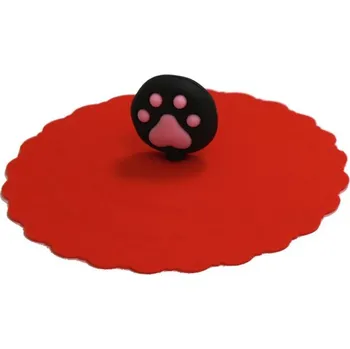 Silikonový kryt na konzervy s jahodou