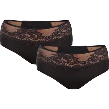 Menstruační kalhotky 2PACK Menstruační kalhotky Dorina Eco Moon Lace Midi (DOR052) XS Možnost vrácení zboží ZDARMA do 120 dnů!