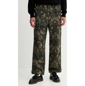 Pánské kalhoty Kalhoty HUGO Ginor253 pánské, zelená barva, 50541376 77X, vel. M