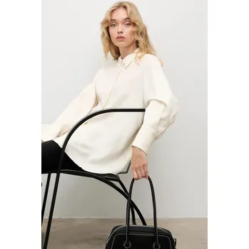 Dámská košile Košile Answear.LAB PK9008 béžová 01X, vel. S