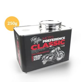 Káva kanister Classic zrnková nebo jemně mletá (Káva pro motorkáře)