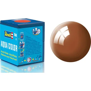 Modelářská barva Barva Revell akrylová lesklá blátivě hnědá (mud brown gloss) - 18 ml Barva Revell akrylová lesklá blátivě hnědá (mud brown gloss)