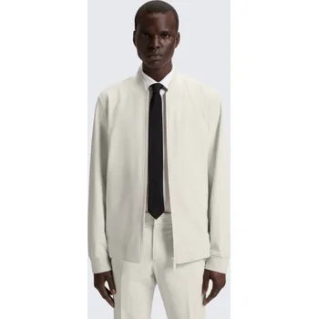 Pánský bomber Pánská bunda BOSS Black P-HanryBMBW253F 50545795 krémová Velikost: 46