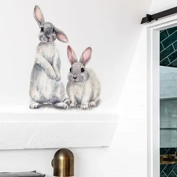 Samolepící dekorace Samolepka na zeď - králíčci