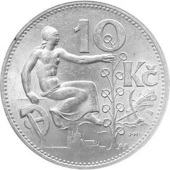 Stříbrná mince 10 Kč 1930 10 g