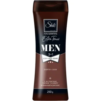 Sprchový gel Sprchový gel a šampon Men 3v1 Extra Tonus 250ml Shik