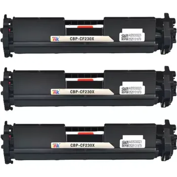 Počítač Starink kompatibilní toner HP 30A, HP CF230A, vlastní patent, s čipem (Černý) 3-PACK