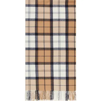 Šála Barbour Dámská Šála Hailes, béžová / krémová / tmavě modrá,...