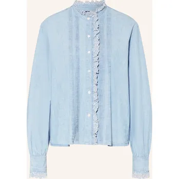 Dámská halenka Polo Ralph Lauren Dámská Halenka S Volánky, tmavě modrá, 44